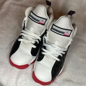 Jordan Black and White Sneakers with Sporty Accents